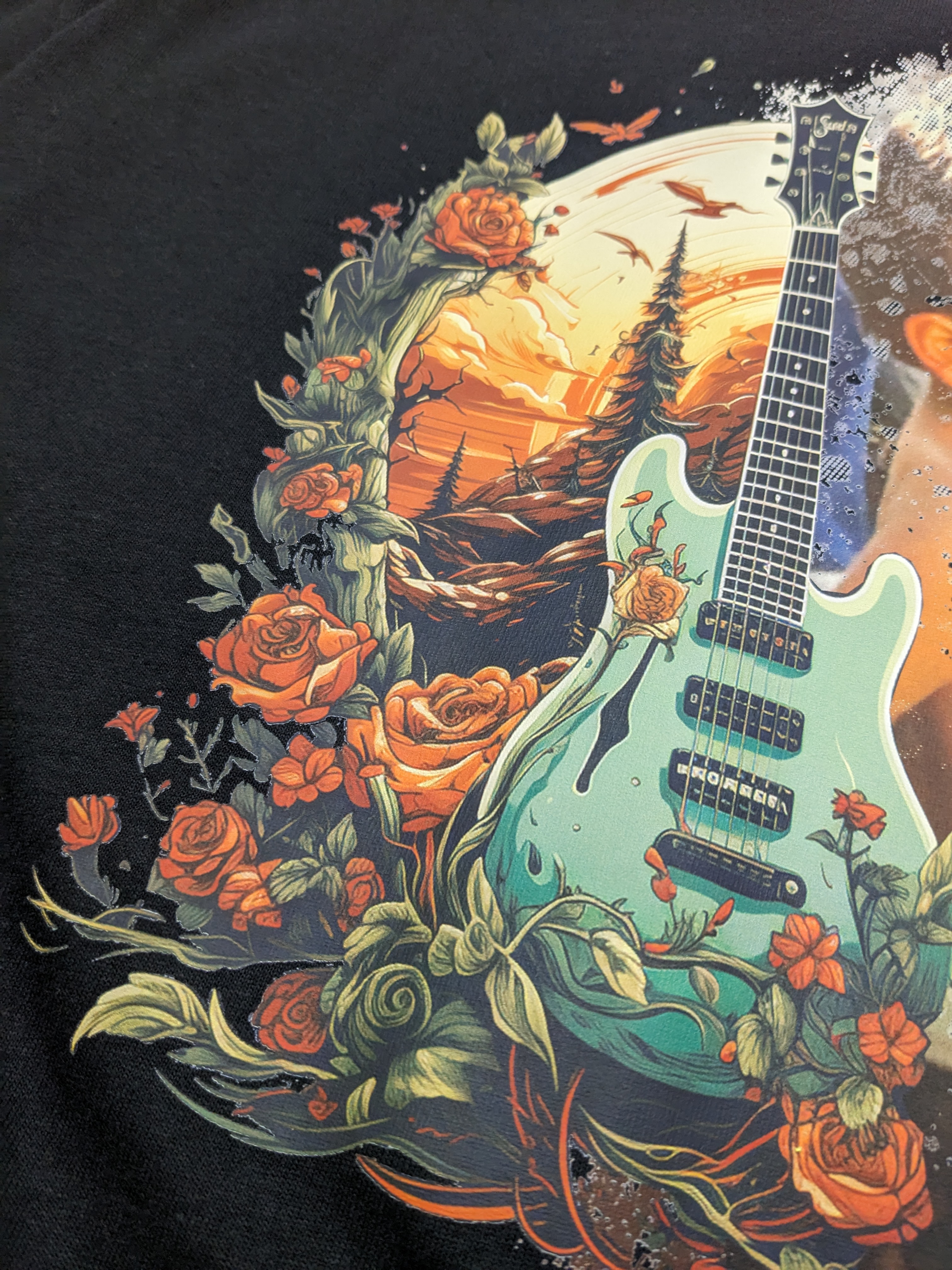 Guitar T-Shirt Design